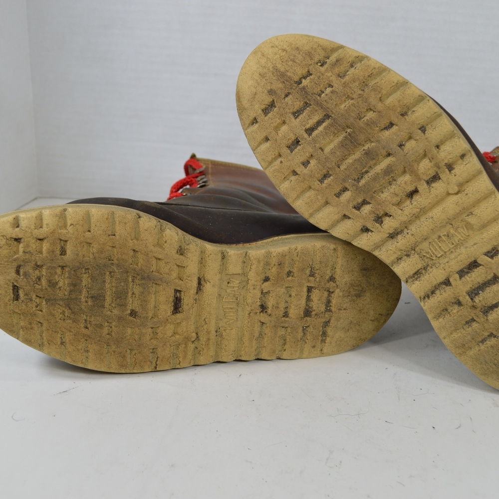 Vitage Vulcan Mens 10 Leather Winter Boots Brown - Picture 8 of 8